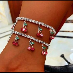Cherry Berry Anklet